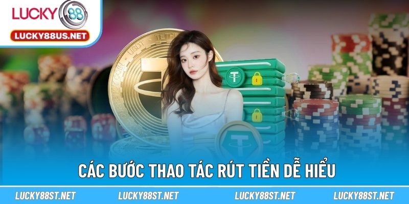 Các bước thao tác rút tiền dễ hiểu